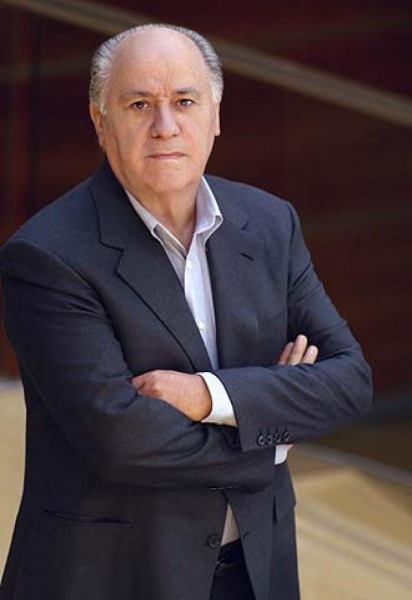Amancio Ortera - założyciel Zary na 3. miejscu listy najbogatszych ludzi świata Forbes 2013